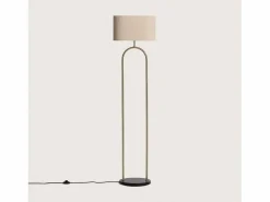 Ledkia Lámpara de Pie Metal Brilthor Dorado