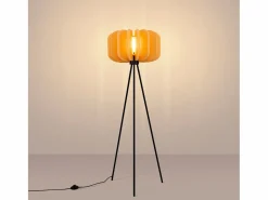 Sollux Lighting Lámpara de pie Mula moderno de fieltro/acero - 1 fuentes luminosas - L.45 x A.134 cm - /negro