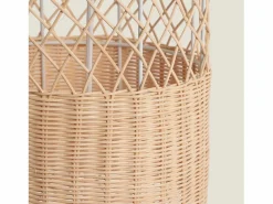 Hot Lámpara de Pie Ratán Rubra Natural Lámpara De Pie