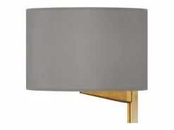 Clearance TOSEL Lámpara de Pie ,madera,nogal,A190xD150xP40cm Color natural oscuro