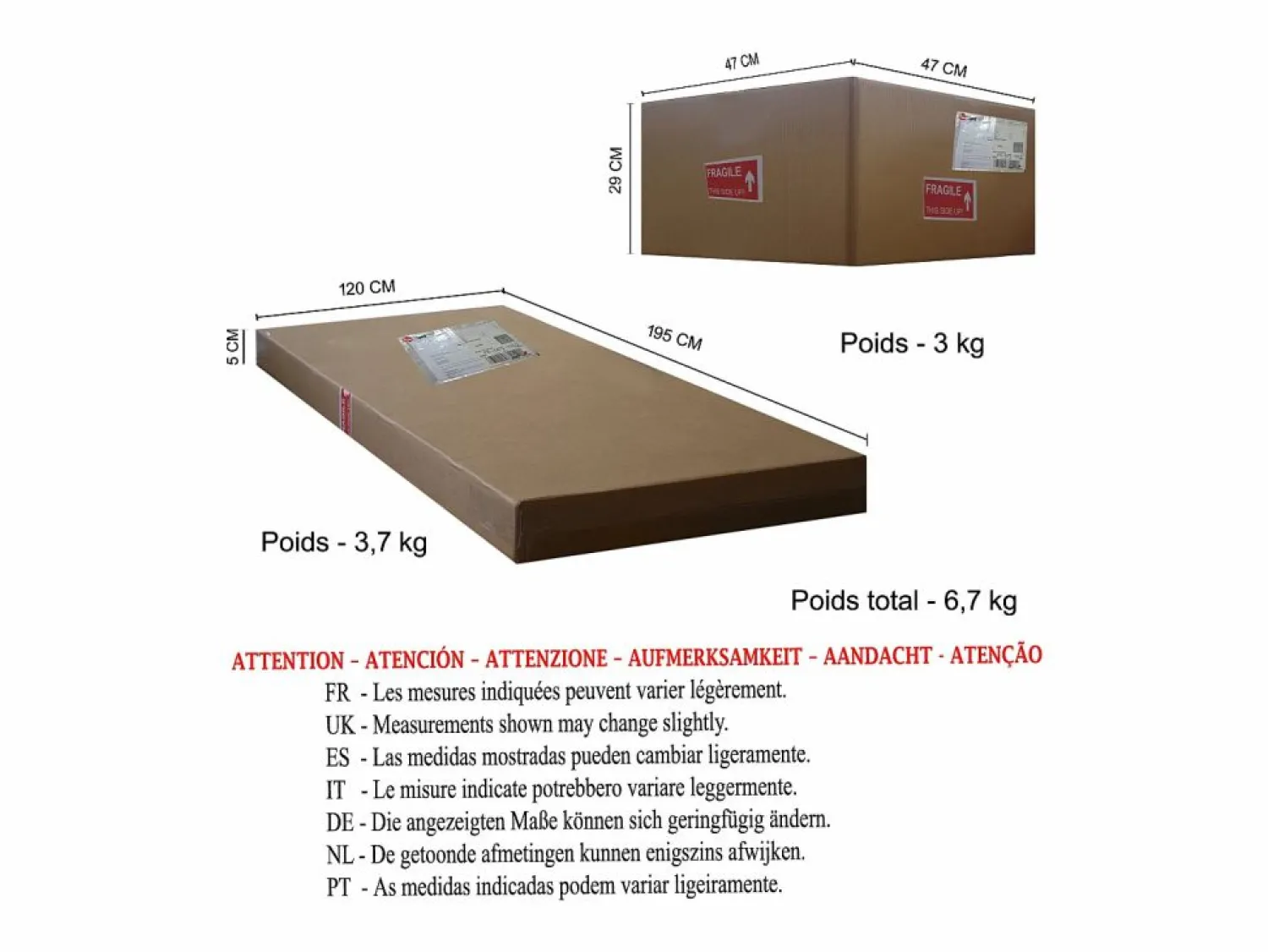 TOSEL Lámpara de Pie ,madera,metal,,A195xD43x P 110cm