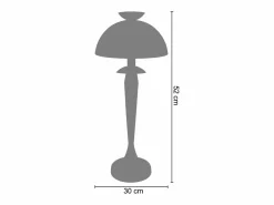 Hot TOSEL Lámpara de Salón ,metal,madera, ,A52xD30xP 30cm Azul
