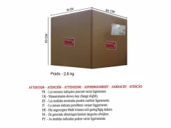TOSEL Lámpara de Salón ,vidrio, s,A60xD 40xP40cm Violeta