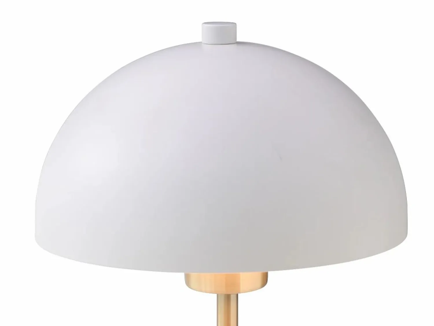 Online Lámpara de sobremesa de madera y metal - D. 20 x Alt. 35,5 cm - Natural y blanco - TANTA Lámpara De Mesa