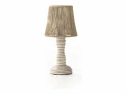 Clearance Lámpara de sobremesa de yute Marru00f3n