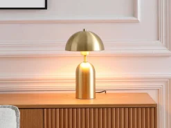 Discount OZAIA Lámpara de sobremesa en latón D.20 x Alt.35,5 cm - TANTA Dorado