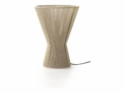 New Lámpara de sobremesa yute Marru00f3n