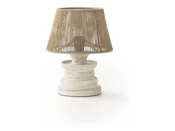 Sale Lámpara de sobremesa yute Marru00f3n