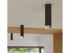 Sollux Lighting Lámpara de techo Alvor moderno de acero - 1 fuentes luminosas 4000K - L.6 x A.22,5 cm - /cromo