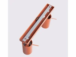 Sollux Lighting Lámpara de techo Briix moderno de acero - 2 fuentes luminosas 4000K - L.30 x A.17 cm - ocre