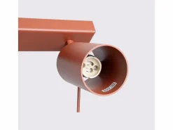 Sollux Lighting Lámpara de techo Briix moderno de acero - 2 fuentes luminosas 4000K - L.30 x A.17 cm - ocre