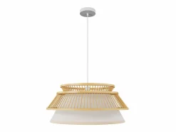 New Rendez-Vous Déco Lámpara de techo de bambú natural 46 cm - Maupiti Beige