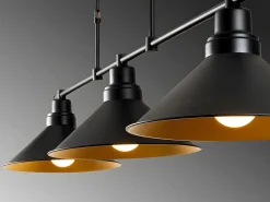 OZAIA Lámpara de techo de metal - lámpara Ancho 108 x Alt. 55 cm - - SIVANI