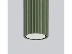 Best Lámpara de techo Gloow minimalista de aluminio - 1 fuentes luminosas 3000K - L.6,5 x A.40 cm - oliva Plafón