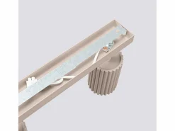 Sale Lámpara De Techo Karbon Minimalista De Aluminio - 4 Fuentes Luminosas - L.81 X A.16,5 Cm - Pardo Plafón