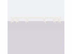 Online Lámpara De Techo Karbon Minimalista De Aluminio - 6 Fuentes Luminosas - L.117 X A.16,5 Cm - Plafón