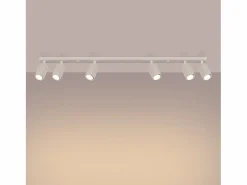 Online Lámpara De Techo Karbon Minimalista De Aluminio - 6 Fuentes Luminosas - L.117 X A.16,5 Cm - Plafón