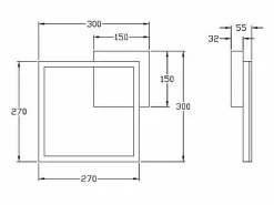 Discount Lámpara de techo LED BARD moderna 22W 3394-21-101 Fabas Luce Negro