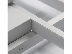 NETTLIFE Lámpara de techo LED con control remoto, moderna lámpara de techo geométrica, negra, regulable