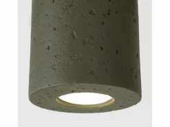 Best Lámpara de techo Orbis industrial de concreto - 1 fuentes luminosas - L.10 x A.10 cm - oliva Plafón