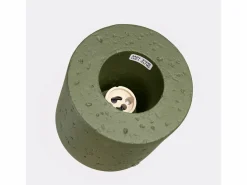 Best Lámpara de techo Orbis industrial de concreto - 1 fuentes luminosas - L.10 x A.10 cm - oliva Plafón