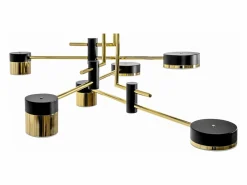 Discount Lámpara De Techo Toolight App1002-6C Black Negro