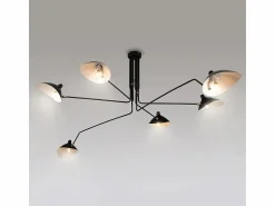 Hot Lámpara De Techo Toolight App570-6C Black Negro