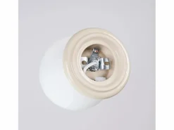 Best Lámpara de techo Zori minimalista de cerámica/vidrio vidriado - 1 fuentes luminosas - L.12 x A.12 cm - Plafón