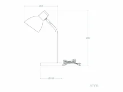 Clearance Ledkia Lámpara Flexo Escritorio Metal Luxo Camo Verde
