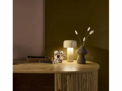 Sale Sweeek Lámpara led de metal para mesa interior, 13cm Beige