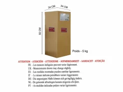 Outlet TOSEL Lámpara para Escritorio ,metal,Marrón,A150xD29xP40cm Marru00f3n