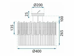 Lámpara Toolight App1481-1C Black