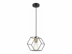 New Lámpara Toolight App1131-1Cp Black Gold Lámpara Suspendida