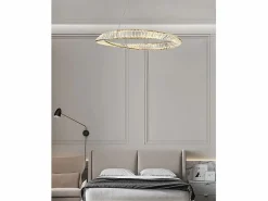 Lámpara Toolight App1201-Cp Cristal 50Cm Gold Lámpara Suspendida