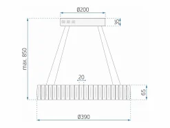 Online Lámpara Toolight App1040-Cp Grey Lámpara Suspendida