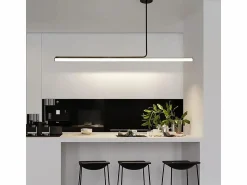 Online Lámpara Toolight Led App1659-Cp 120Cm Black Lámpara Suspendida