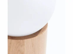 Sollux Lighting Lámparas De Escritorio Boomo Moderno De Madera - 1 Fuentes Luminosas - L.12 X A.21 Cm - Madera Natural Color natural claro