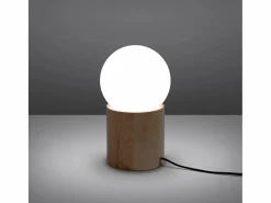 Sollux Lighting Lámparas de escritorio Lust moderno de madera - 1 fuentes luminosas 4000K - L.12 x A.21 cm - madera natural