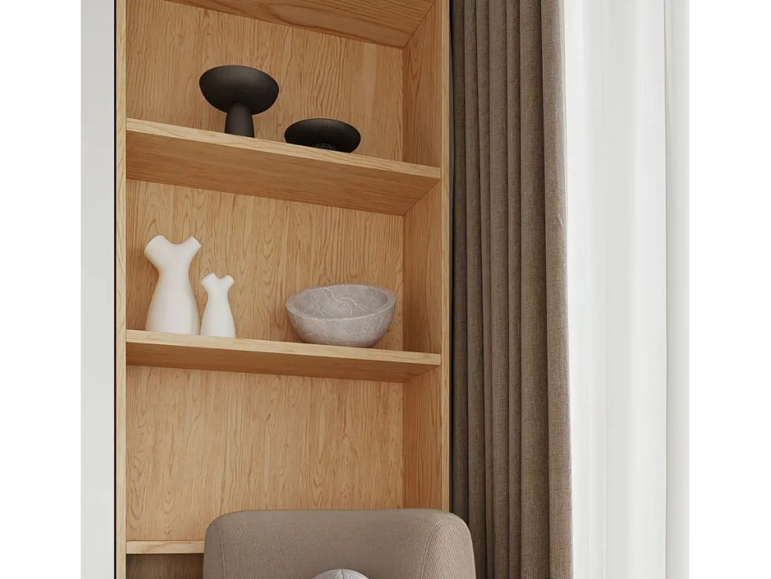 Sollux Lighting Lámparas de escritorio Lust moderno de madera - 1 fuentes luminosas 4000K - L.12 x A.21 cm - madera natural