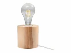 Online Sollux Lighting Lámparas de escritorio Nalvado escandinavo de madera - 1 fuentes luminosas 4000K - L.10 x A.10 cm - madera natural Color natural claro