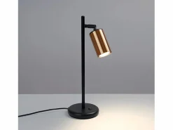 Clearance Sollux Lighting Lámparas De Escritorio Winx Moderno De Acero - 1 Fuentes Luminosas - L.13 X A.44 Cm - /Cobre Negro