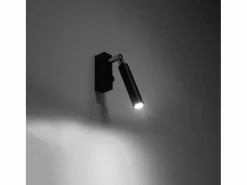 Sale Lámparas de pared Astix moderno de aluminio - 1 fuentes luminosas 4000K - L.3 x A.20 cm - Aplique Para Pared