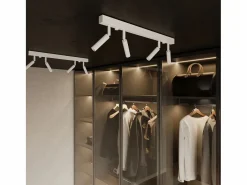 Lámparas de pared Astix moderno de aluminio - 1 fuentes luminosas 4000K - L.3 x A.20 cm - Aplique Para Pared