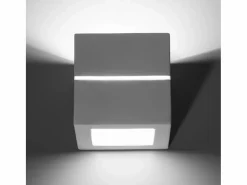 Best Lámparas de pared Astra line moderno de cerámica - 1 fuentes luminosas 4000K - L.14 x A.14 cm - Aplique Para Pared