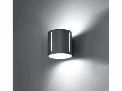 Sollux Lighting Lámparas de pared Brich moderno de aluminio - 1 fuentes luminosas 4000K - L.10 x A.10 cm -