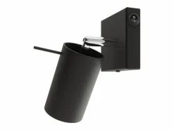 Sale Lámparas de pared Briix moderno de acero - 1 fuentes luminosas 3000K - L.8 x A.16 cm - Aplique Para Pared