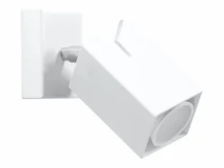 Hot Lámparas de pared Briow moderno de acero - 1 fuentes luminosas 3000K - L.8 x A.8 cm - Aplique Para Pared