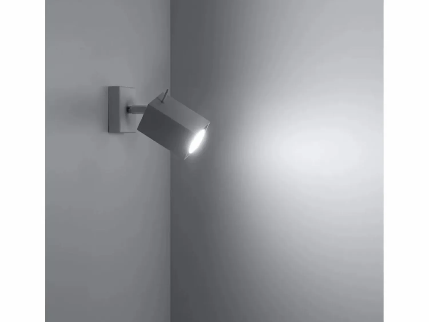 Hot Lámparas de pared Briow moderno de acero - 1 fuentes luminosas 4000K - L.8 x A.8 cm - Aplique Para Pared