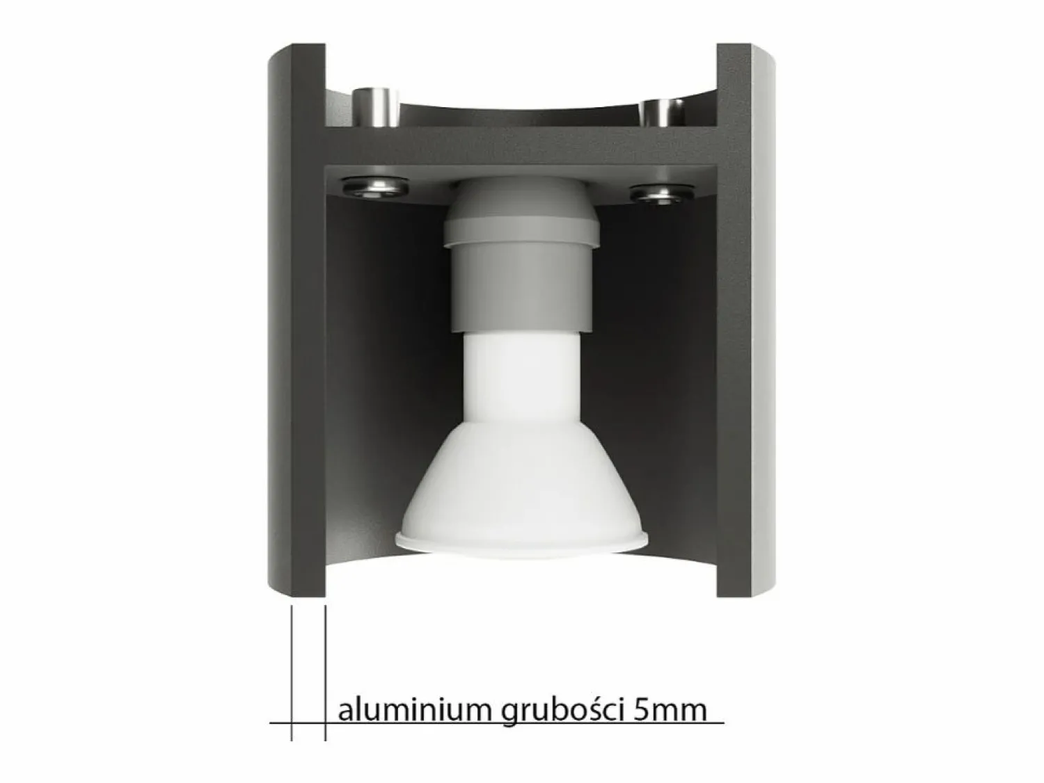 Sale Sollux Lighting Lámparas de pared Celeris moderno de aluminio - 2 fuentes luminosas 4000K - L.26 x A.10 cm - Negro
