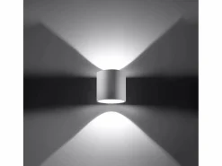 Sollux Lighting Lámparas de pared Celeris moderno de aluminio - 1 fuentes luminosas 4000K - L.10 x A.10 cm -